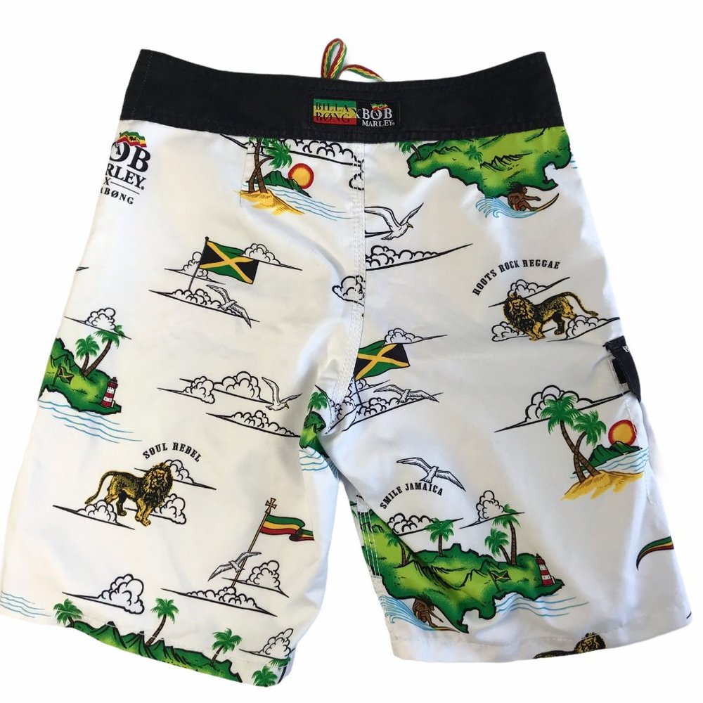 Billabong x Bob Marley Board Shorts Swim Trunks 28